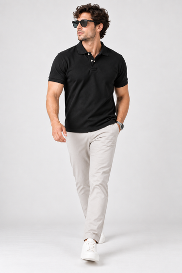 Glide cotton Unisex Polo Short sleeve tee