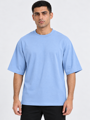 Men’s Premium French Terry Oversized Tee – Relaxed Fit