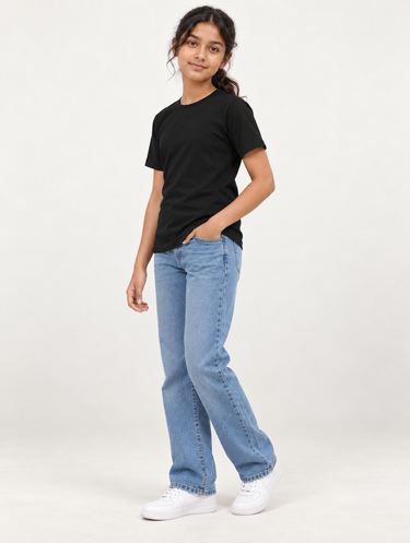 Kids Classic Round Neck Tee – Pure Cotton