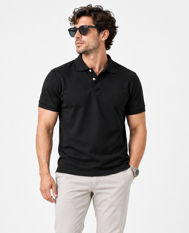 Glide cotton Unisex Polo Short sleeve tee