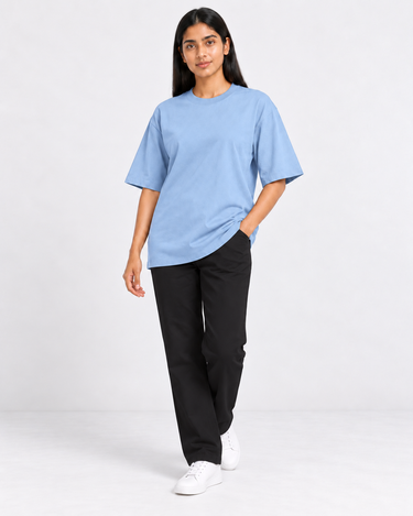 Men’s Premium French Terry Oversized Tee – Relaxed Fit