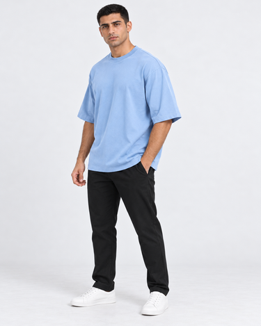 Men’s Premium French Terry Oversized Tee – Relaxed Fit