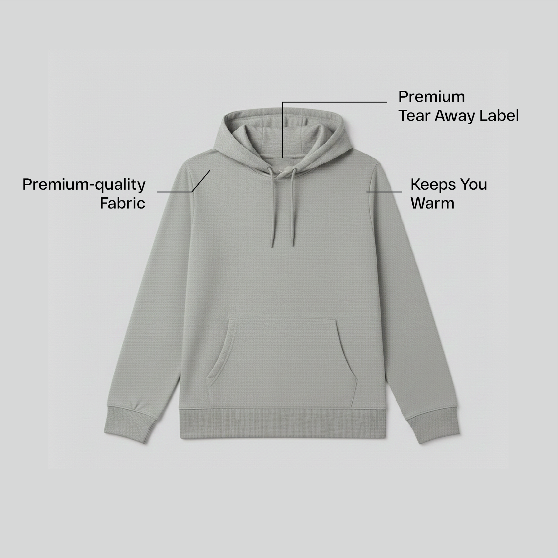 Cotton Kids Zipper Hoodie