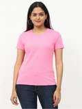 Basics 160 Cotton Womens Round Neck Short Sleeve Tee