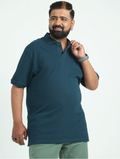 Cotton Plus Size Unisex Polo Short Sleeve Tee