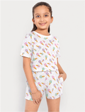 Ice cream Printed Kids Co-Ord Set