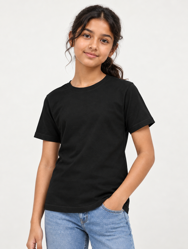 Kids Classic Round Neck Tee – Pure Cotton