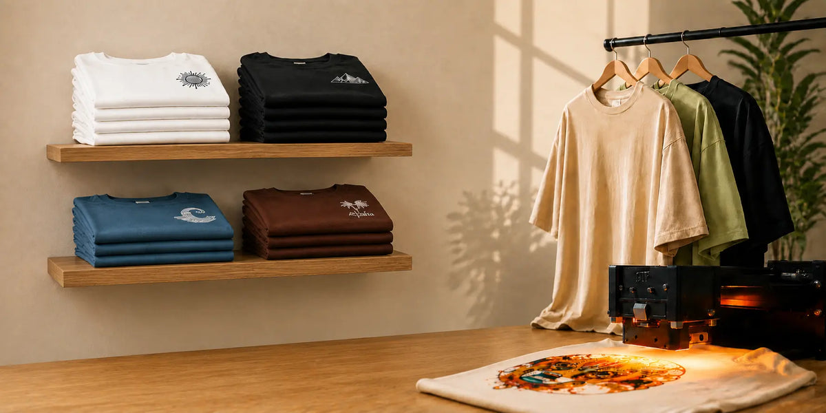 Premium corporate t-shirts team