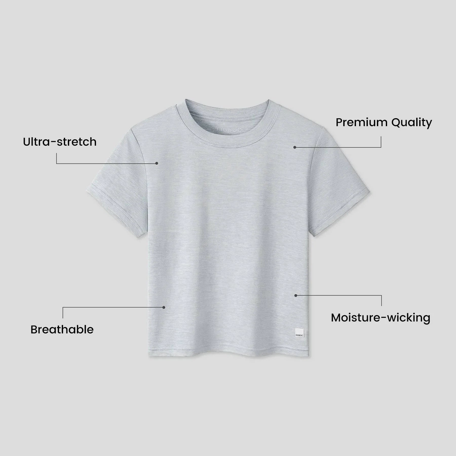 Breezo Polyester Unisex Round Neck  Short Sleeve Tee