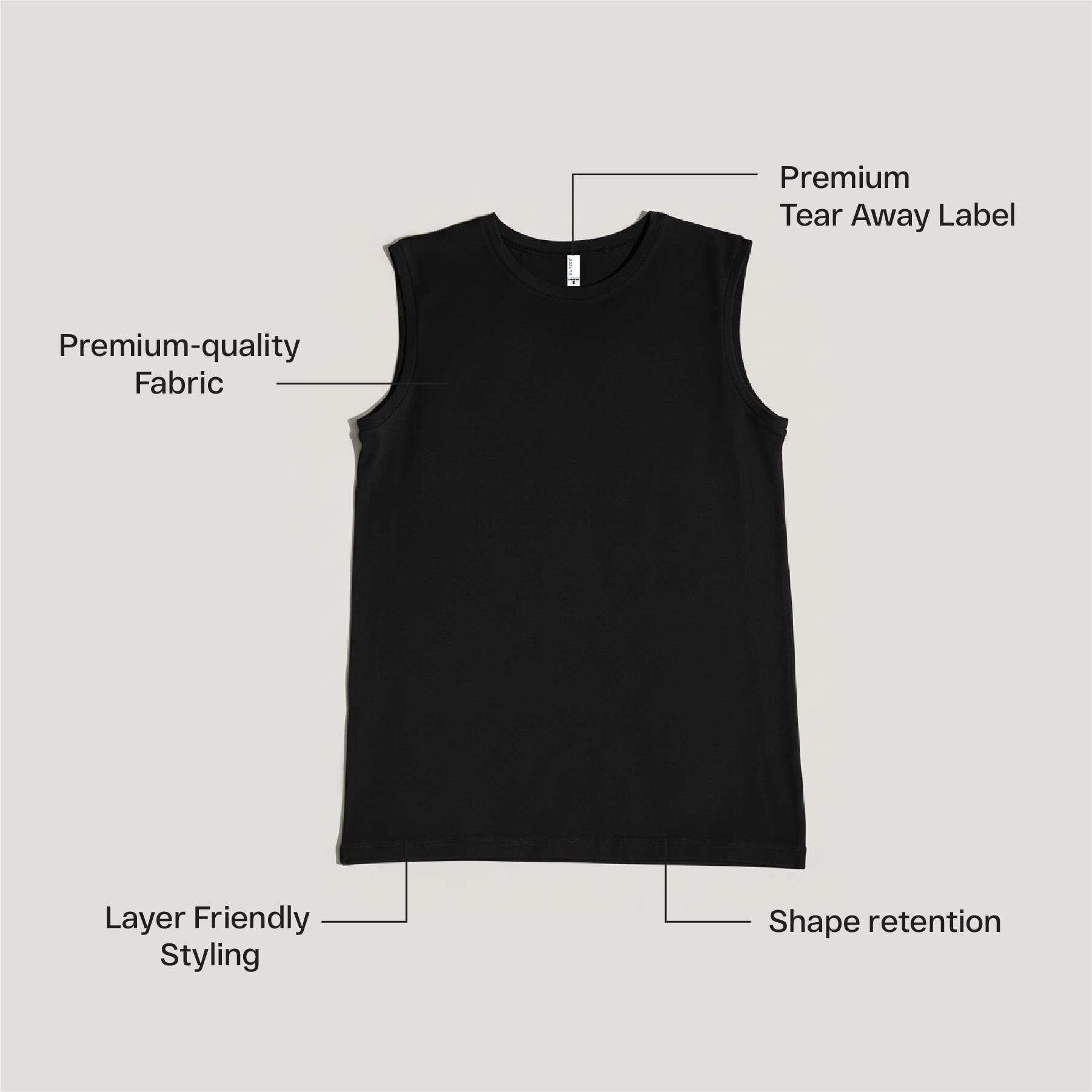 Men’s Cotton Sleeveless Tank – Comfortable Daily Wear